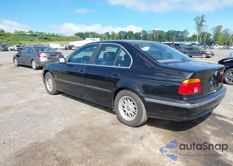 1998 BMW 528I из США, поврежденный, VIN WBADD6322WBW44390